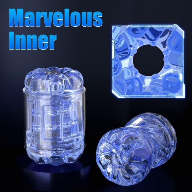 10.56'' Black Rechargeable Male Masturbator – Multi-Stroke Telescopic Function