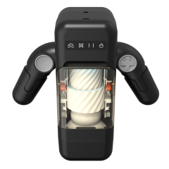 White Automatic Male Masturbators with Heating - 8 Thrusting + 2 Heating Modes