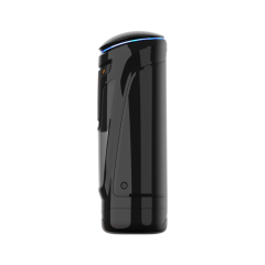 Dark Gray Automatic Male Masturbators - 8 Thrusting + 2 Heating Modes