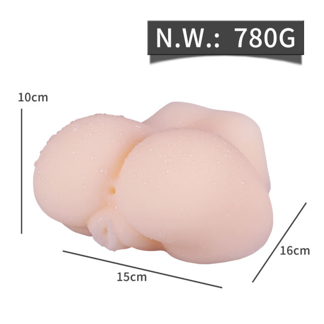 1.76LB Life-Like Flesh/Brown Colored TPE Sex Doll for Men