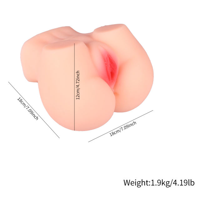 4.18LB Life-Like Flesh/Brown Colored TPE Sex Doll for Men