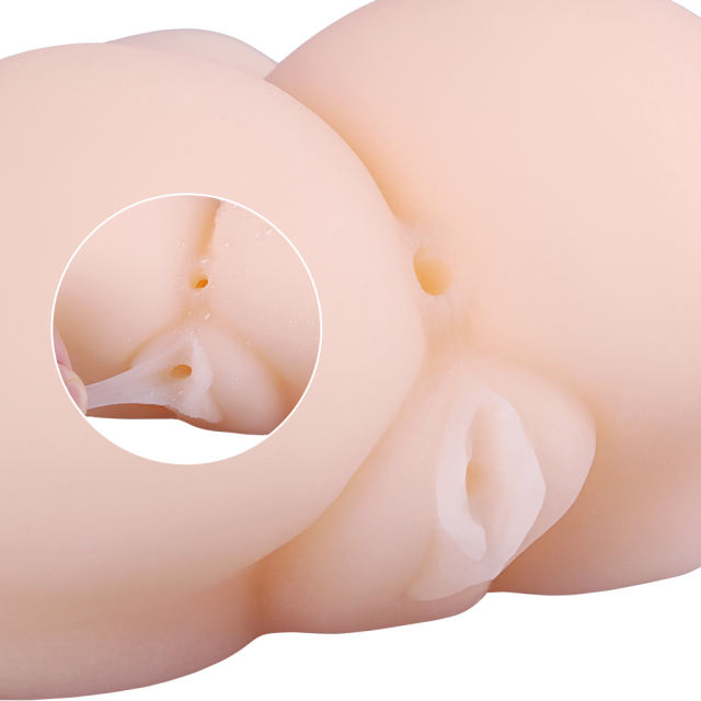 1.76LB Life-Like Flesh/Brown Colored TPE Sex Doll for Men