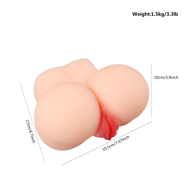 3.31LB Life-Like Flesh/Brown Colored TPE Sex Doll for Men