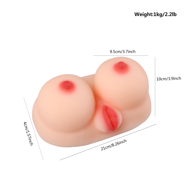 2.20LB Life-Like Flesh/Brown Colored TPE Sex Doll for Men