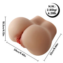6.28LB Life-Like Flesh/Brown Colored TPE Sex Doll for Men