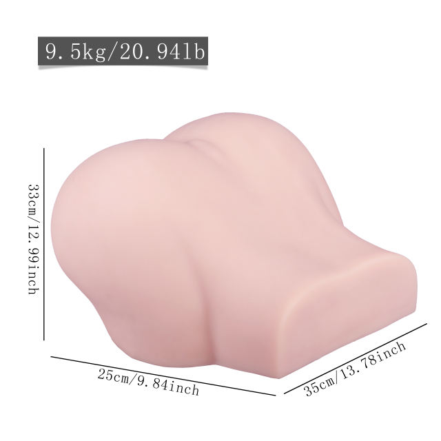 20.94 LB Life-Like Flesh/Brown Colored TPE Sex Doll for Men