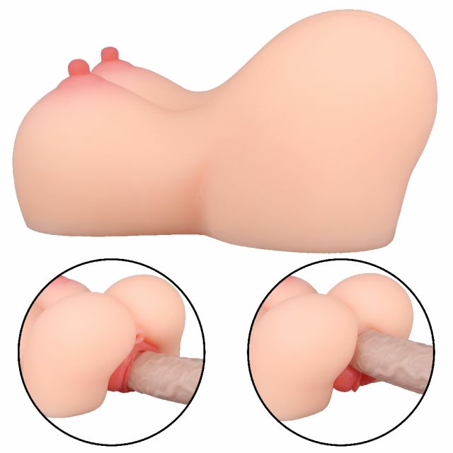 2.76LB Life-Like Flesh/Brown Colored TPE Sex Doll for Men