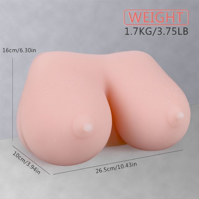 3.75LB Life-Like Flesh/Brown Colored TPE Sex Doll for Men