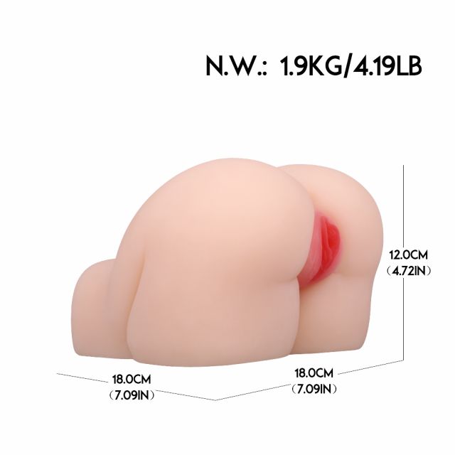 4.19LB Life-Like Flesh/Brown Colored TPE Sex Doll for Men