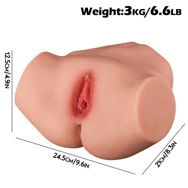 6.61LB Life-Like Flesh/Brown Colored TPE Sex Doll for Men