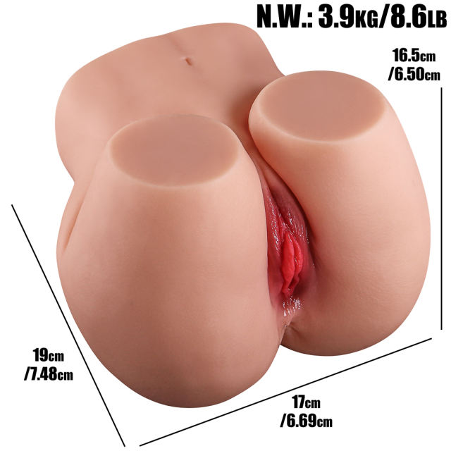 8.60LB Life-Like Flesh/Brown Colored TPE Sex Doll for Men