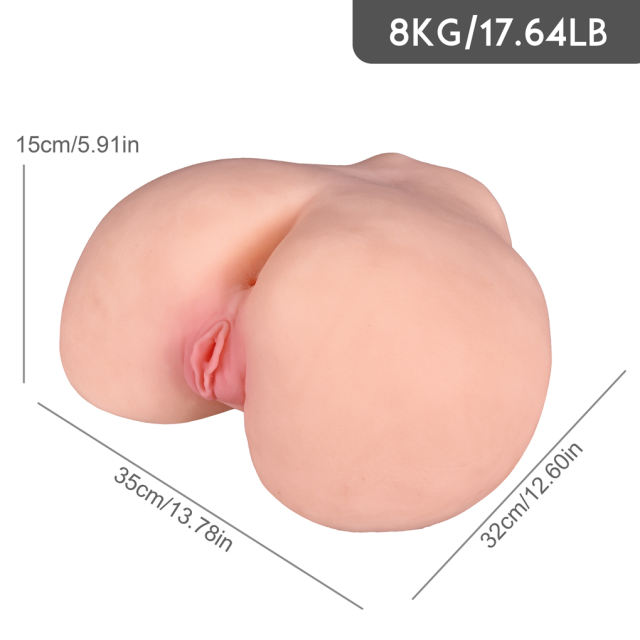 17.64LB Life-Like Flesh/Brown Colored TPE Sex Doll for Men