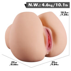 10.14LB Life-Like Flesh/Brown Colored TPE Sex Doll for Men