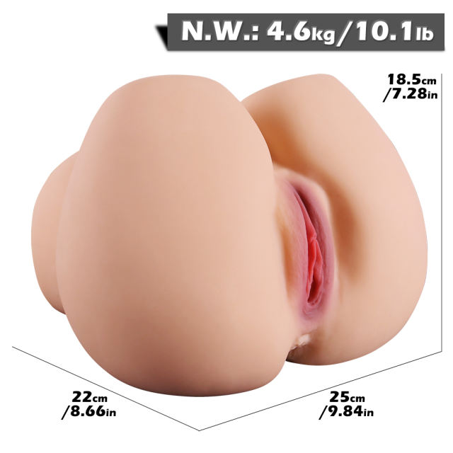 10.14LB Life-Like Flesh/Brown Colored TPE Sex Doll for Men