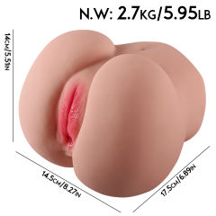 5.95LB Life-Like Flesh/Brown Colored TPE Sex Doll for Men