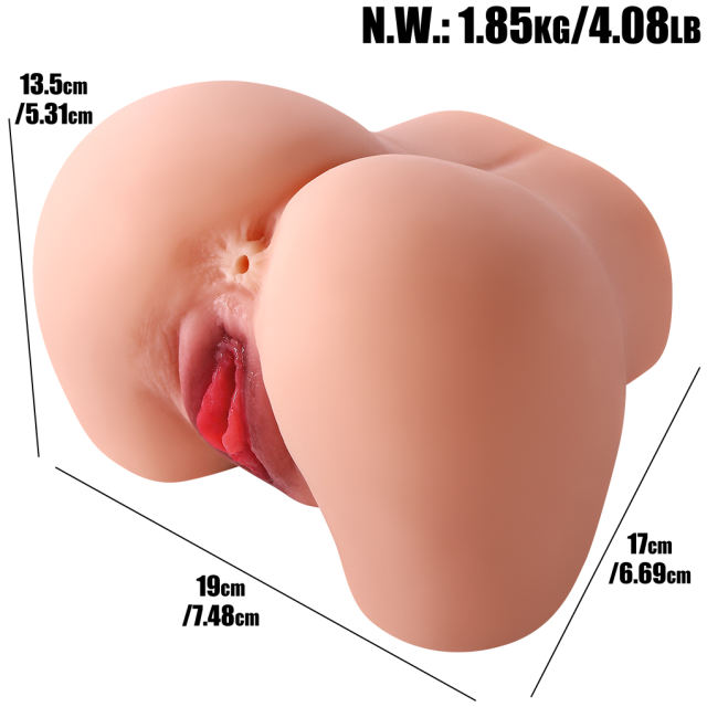 4.08LB Life-Like Flesh/Brown Colored TPE Sex Doll for Men