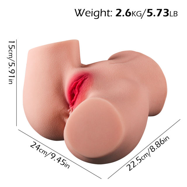 5.73LB Life-Like Flesh/Brown Colored TPE Sex Doll for Men
