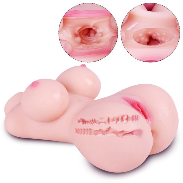 2.87LB Life-Like Flesh/Brown Colored TPE Sex Doll for Men