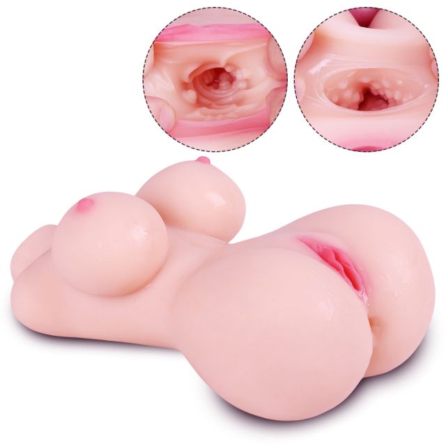 2.87LB Life-Like Flesh/Brown Colored TPE Sex Doll for Men