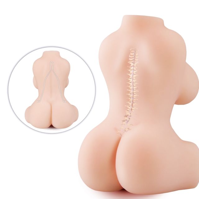 5.51LB Life-Like Flesh/Brown Colored TPE Sex Doll for Men