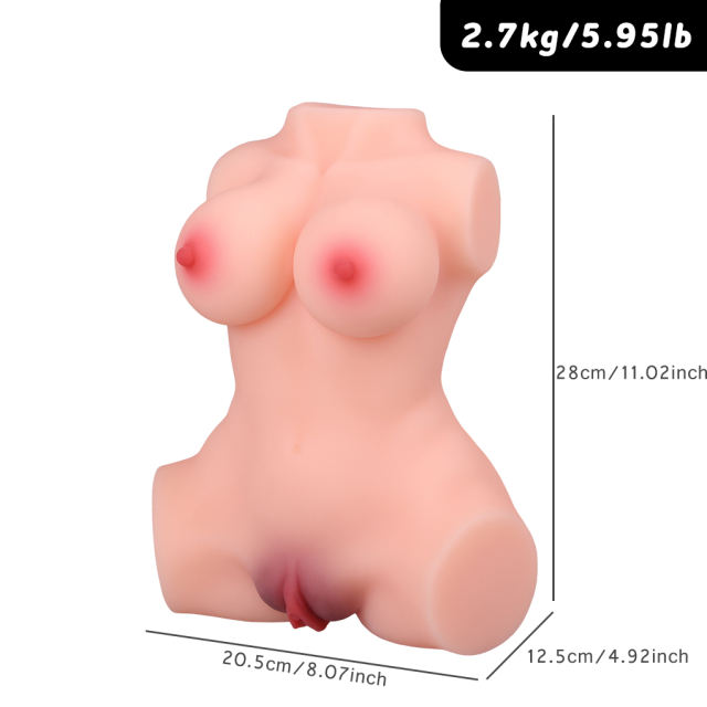 5.95LB Life-Like Flesh/Brown Colored TPE Sex Doll for Men