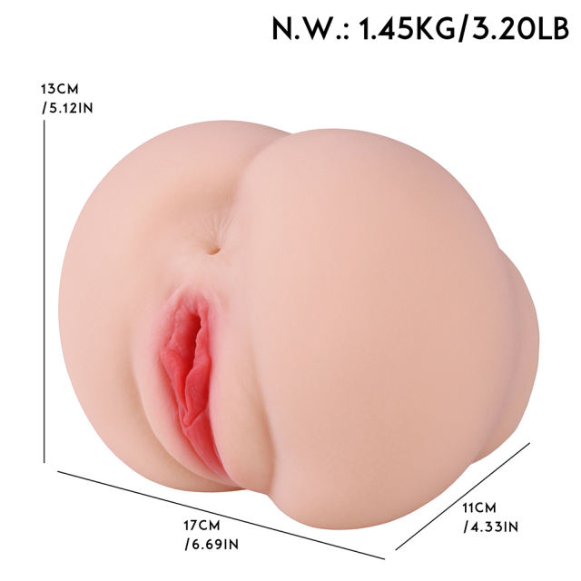 3.20LB Life-Like Flesh/Brown Colored TPE Sex Doll for Men
