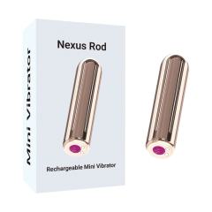 3.47" Rose Gold Vibrating Egg – 9 Speeds, Magnetic USB Charging, Waterproof
