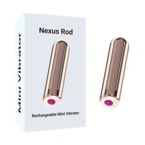 3.47" Rose Gold Vibrating Egg – 9 Speeds, Magnetic USB Charging, Waterproof
