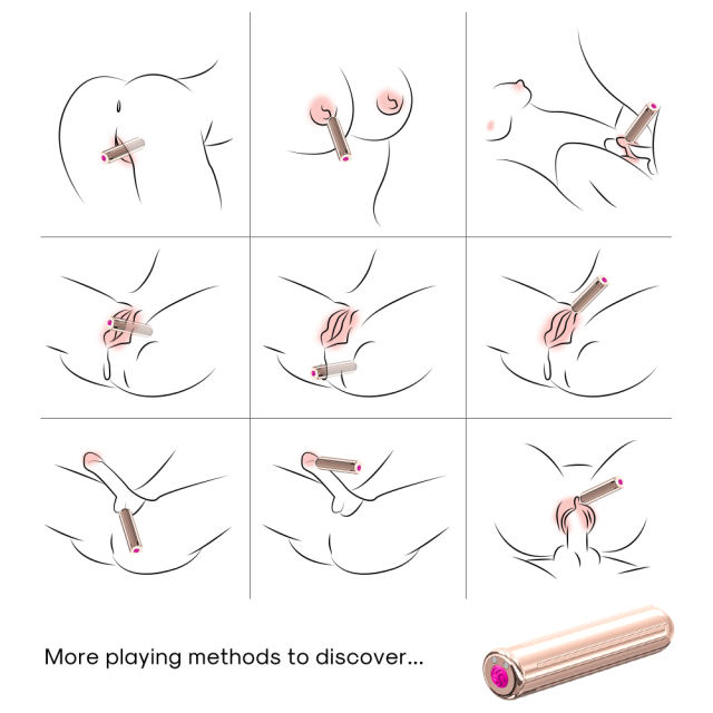 3.47" Rose Gold Vibrating Egg – 9 Speeds, Magnetic USB Charging, Waterproof