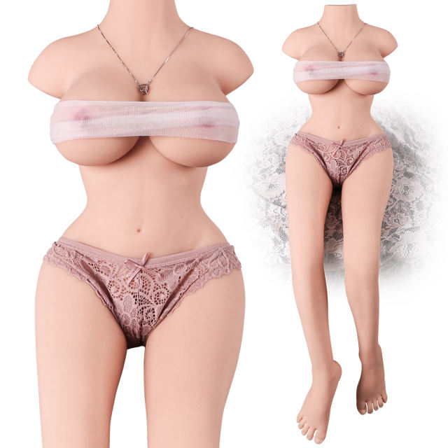 18.74LB Life-Like Flesh/Brown Colored TPE Sex Doll with Legs for Men