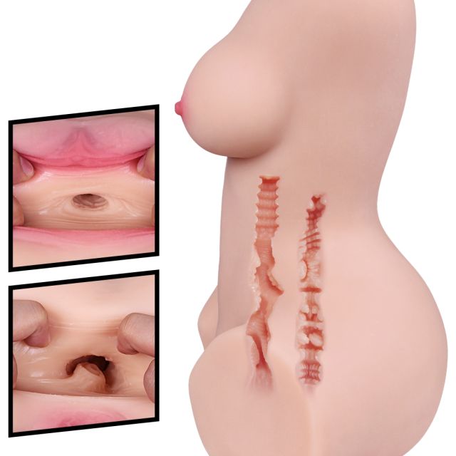 18.74LB Life-Like Flesh/Brown Colored TPE Sex Doll for Men