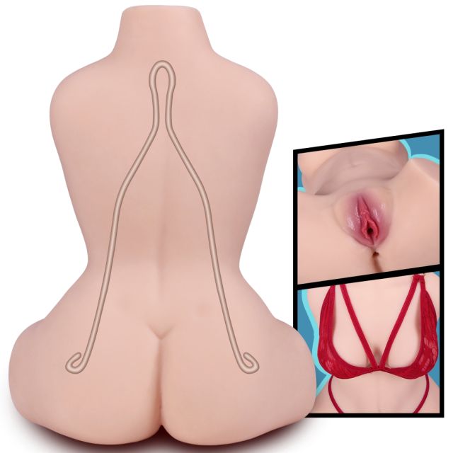 18.74LB Life-Like Flesh/Brown Colored TPE Sex Doll for Men