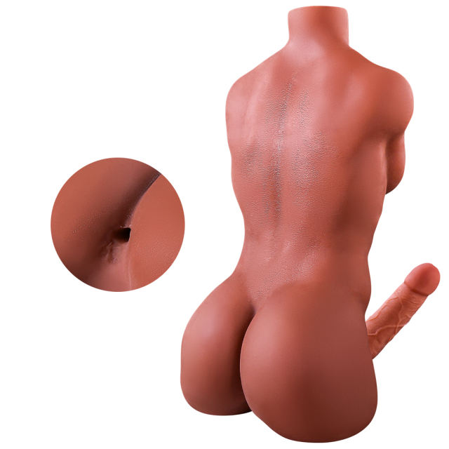 17.20LB Life-Like Flesh/Brown Colored TPE Sex Doll for Women