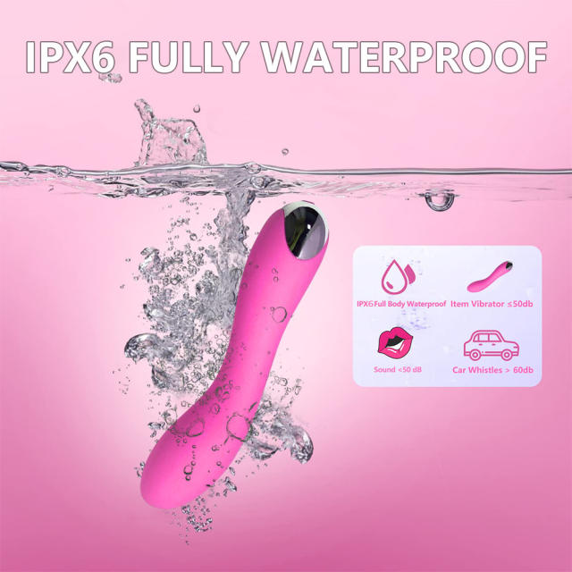 7.09" Magenta Rechargeable Silicone Vibrator with 4 Interchangeable Attachments – 20 Vibrating Modes