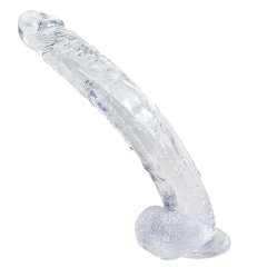 13" Realistic PVC Dildo – Color Options Available (Black/Flesh/Brown/Dark Brow)