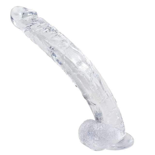 13" Realistic PVC Dildo – Color Options Available (Black/Flesh/Brown/Dark Brow)