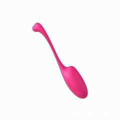 6.50" Magenta Rechargeable Silicone App-Controlled and Remote Controlled Vibrating Egg – 9 Vibrating