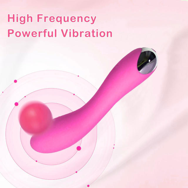 7.09" Magenta Rechargeable Silicone Vibrator with 4 Interchangeable Attachments – 20 Vibrating Modes