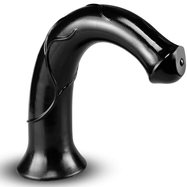 15.8" Ultra-Thick PVC Dildo – Horse Shape – Color Options Available (Black/Flesh/Brown/Dark Brow)