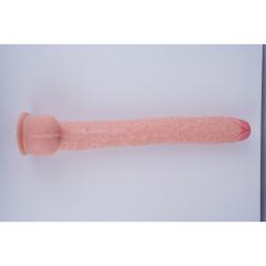 17" Realistic PVC Dildo – Color Options Available (Black/Flesh/Brown/Dark Brow)