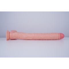 17" Realistic PVC Dildo – Color Options Available (Black/Flesh/Brown/Dark Brow)