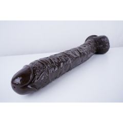 17" Realistic PVC Dildo – Color Options Available (Black/Flesh/Brown/Dark Brow)