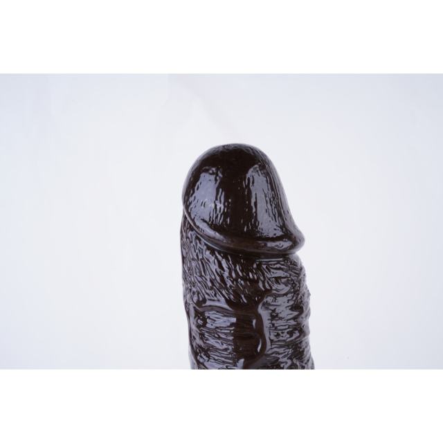 17" Realistic PVC Dildo – Color Options Available (Black/Flesh/Brown/Dark Brow)