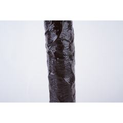 17" Realistic PVC Dildo – Color Options Available (Black/Flesh/Brown/Dark Brow)
