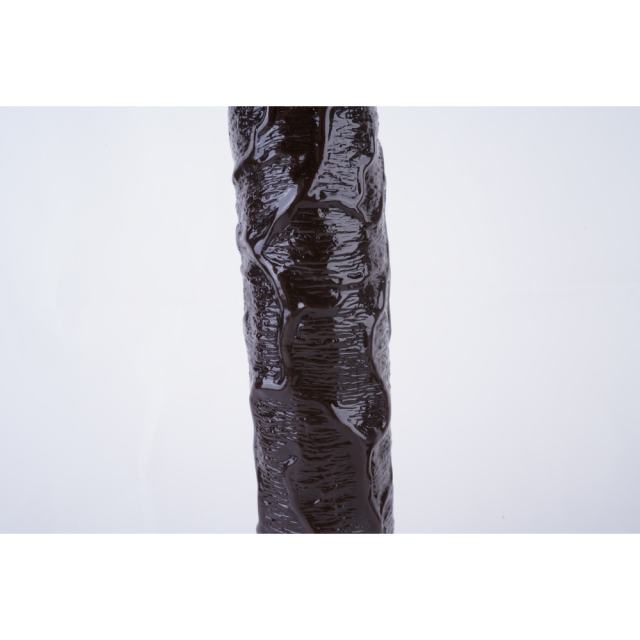 17" Realistic PVC Dildo – Color Options Available (Black/Flesh/Brown/Dark Brow)