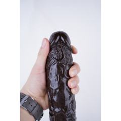 17" Realistic PVC Dildo – Color Options Available (Black/Flesh/Brown/Dark Brow)