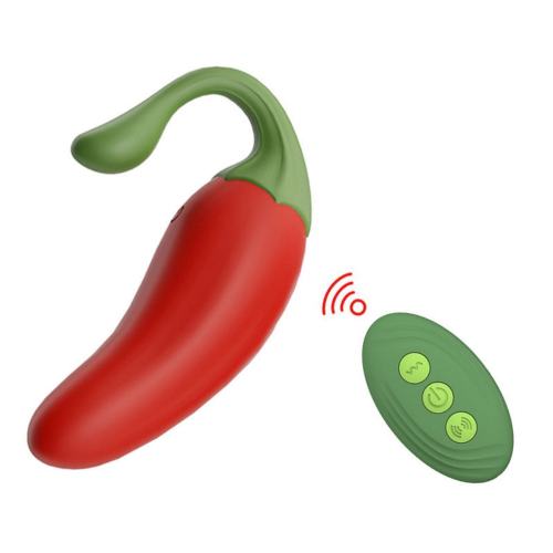 4.06" Chili Pepper App-Controlled Vibrator – 9 Vibrating Modes with Wireless Remote Control