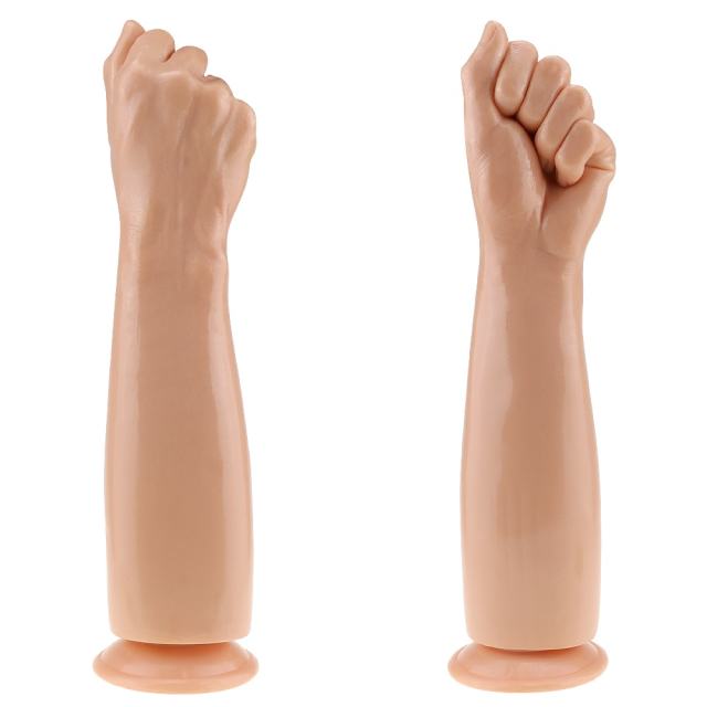 13" Ultra-Thick PVC Dildo – Color Options Available (Black/Flesh/Brown/Dark Brow)