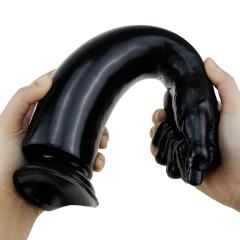 13" Ultra-Thick PVC Dildo – Color Options Available (Black/Flesh/Brown/Dark Brow)
