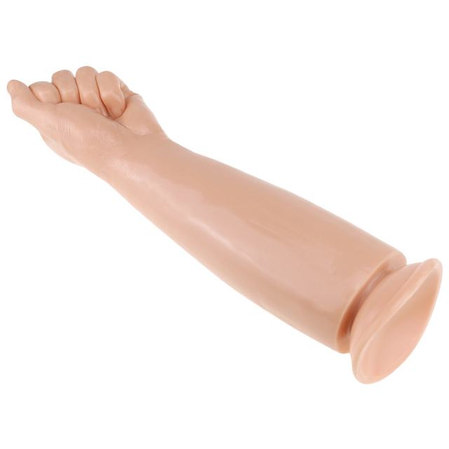 13" Ultra-Thick PVC Dildo – Color Options Available (Black/Flesh/Brown/Dark Brow)